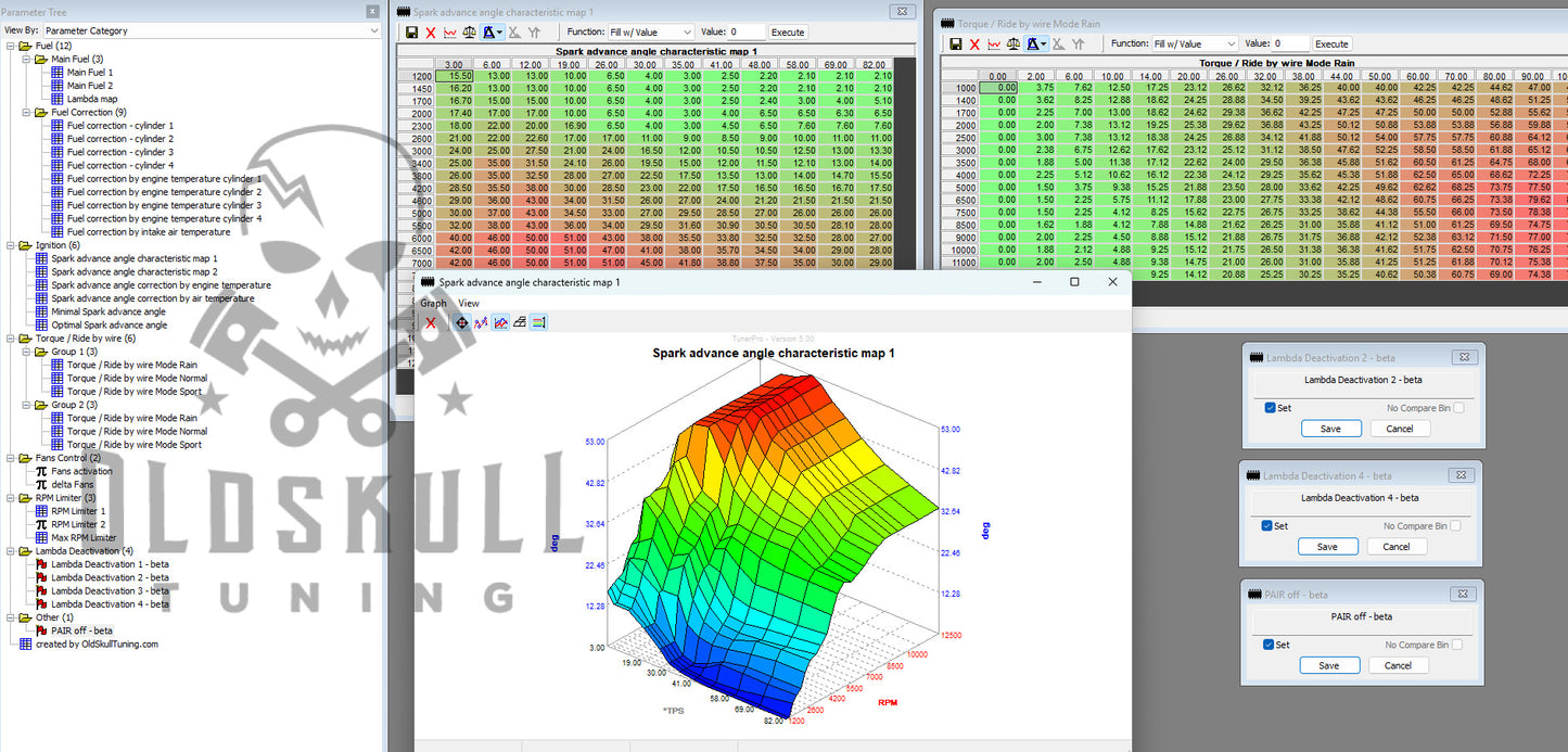 QJ_Motor_SRK800RR_Marelli_11MQ ecu tuning with tunerpro xdf