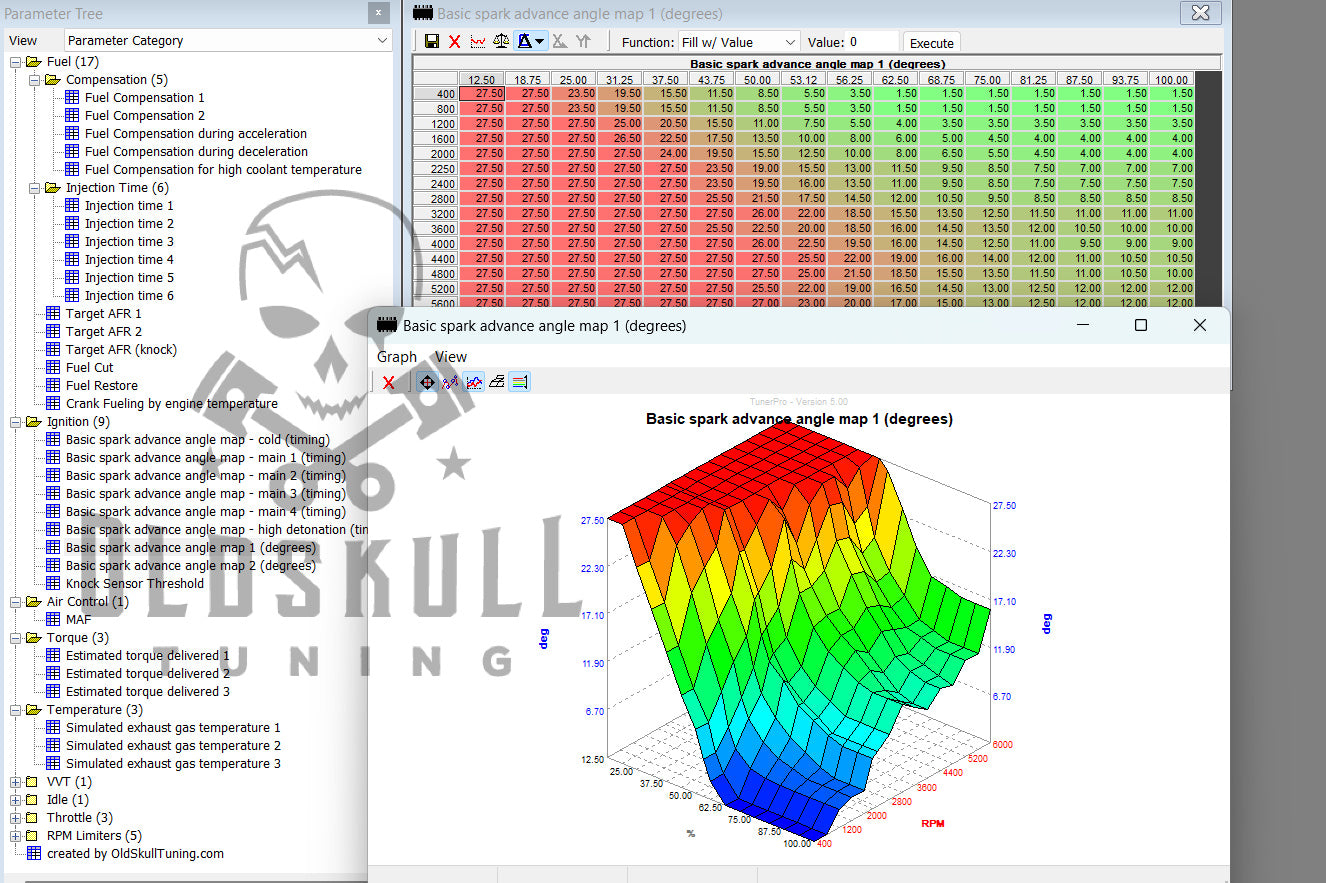 nissan hr15de 1.5l tuning hitachi ecu using tunerpro xdf