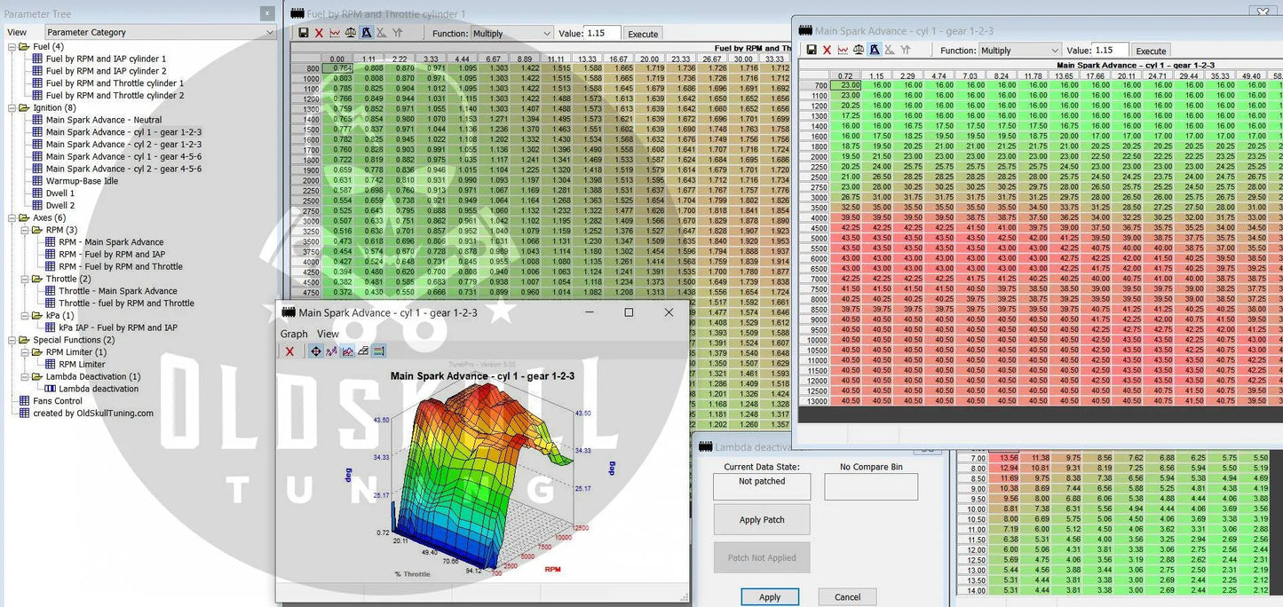 Yamaha R25 MT25 R3 MT03 with ecu Denso 128kb