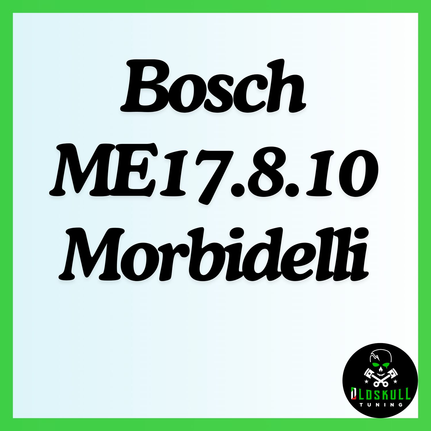 Bosch ME17.8.10 Morbidelli ecu