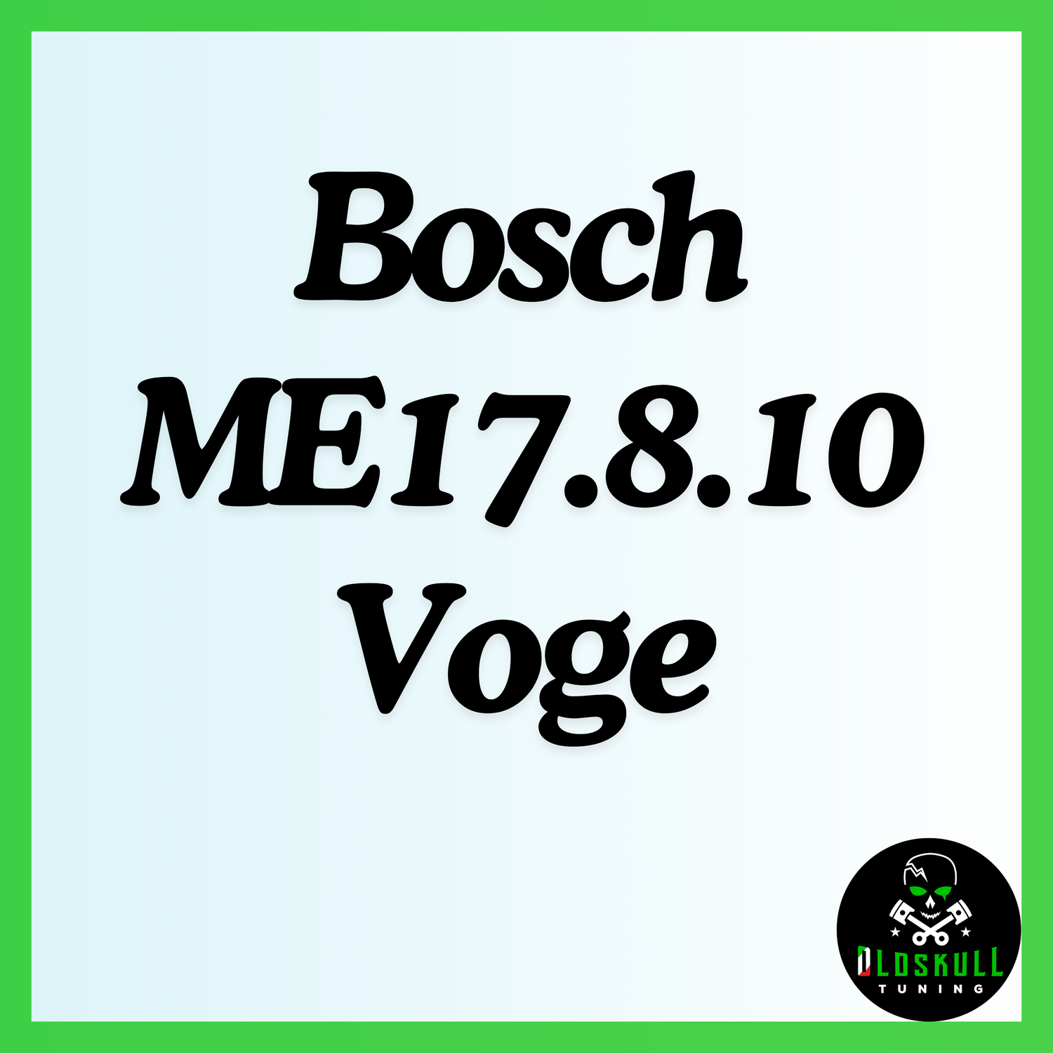 Bosch ME17.8.10 Voge ecu