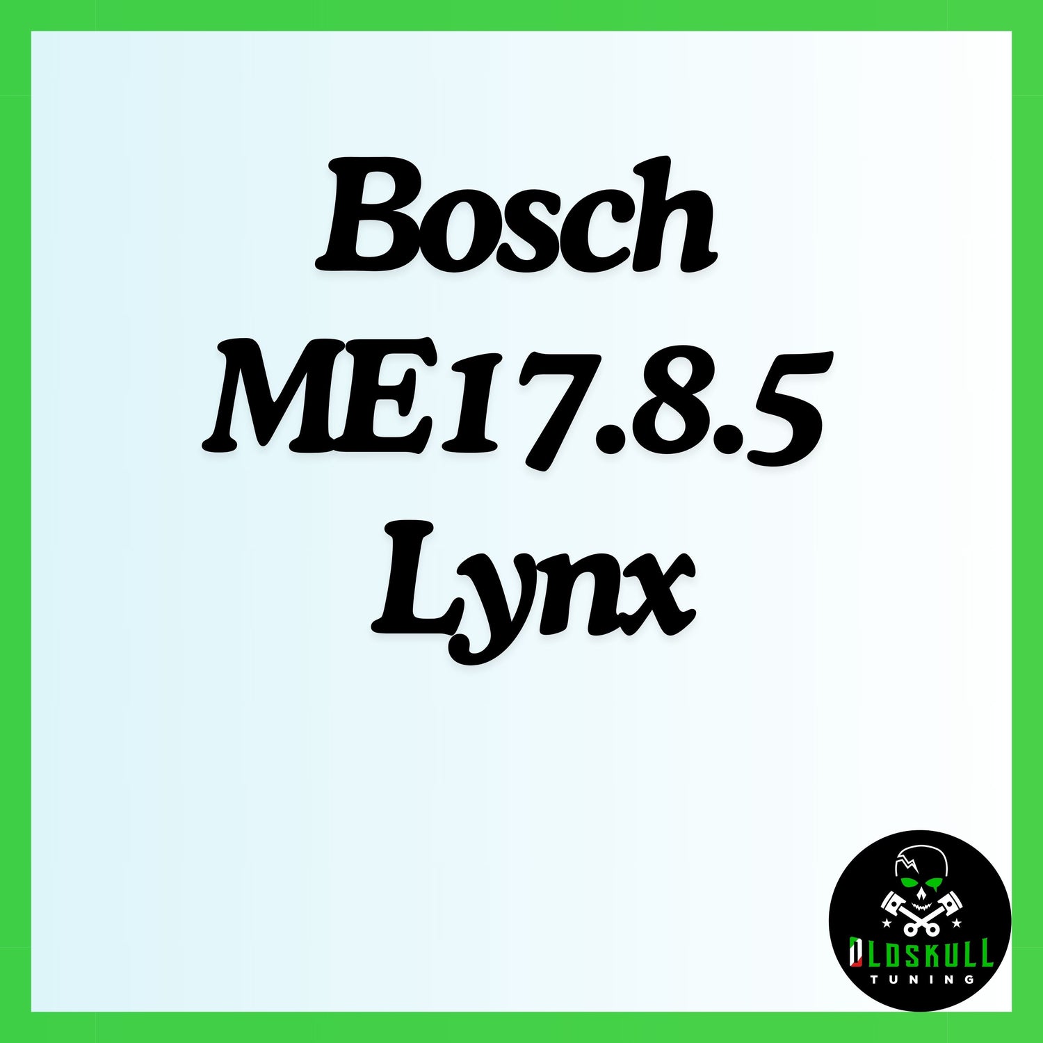 Bosch ME17.8.5 for Lynx snowmobile