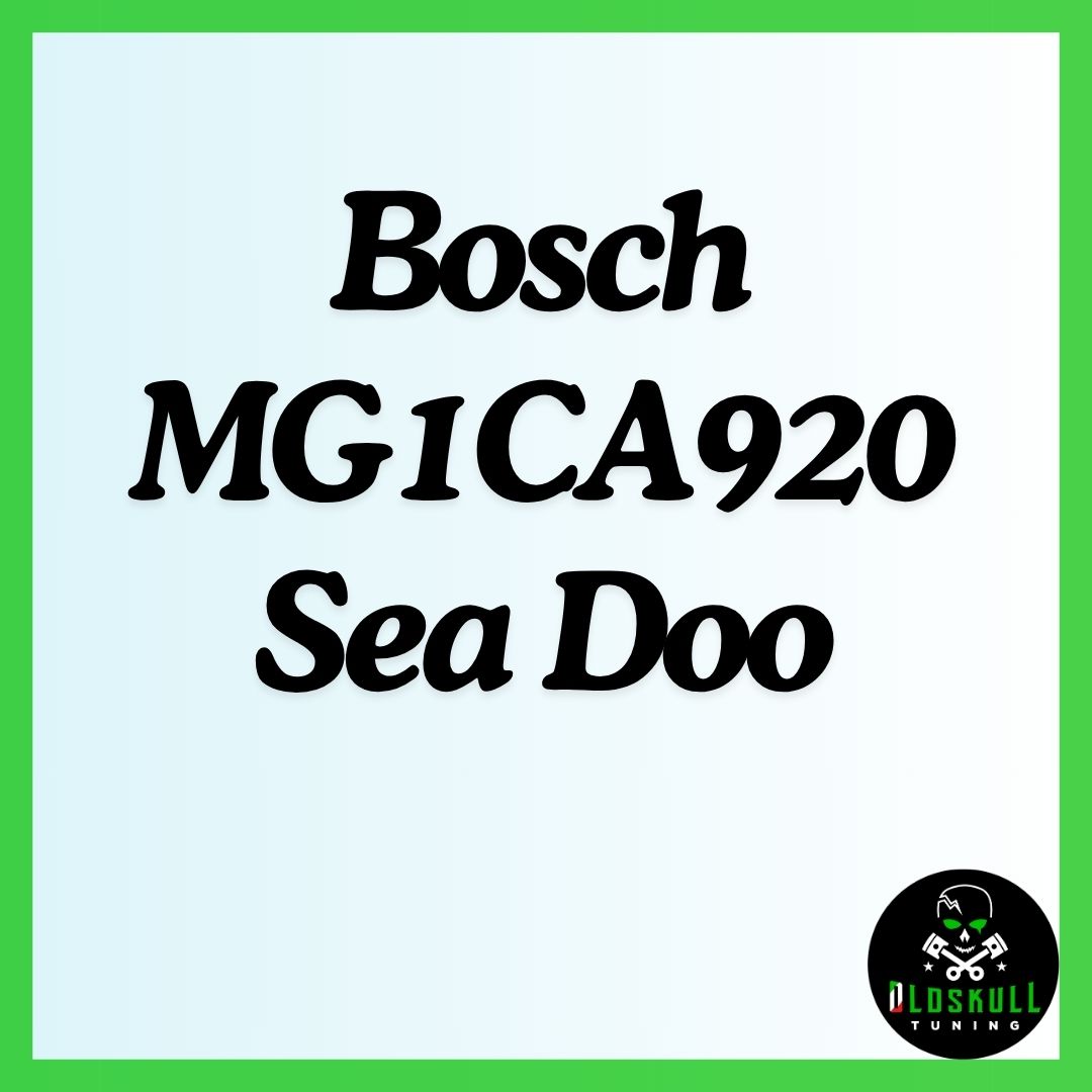 Bosch MG1CA920 Sea Doo