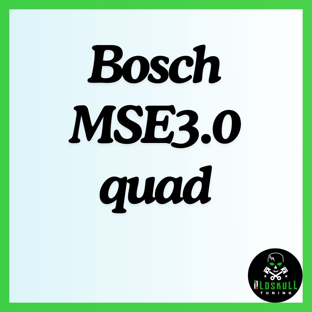Bosch MSE3.0 quad
