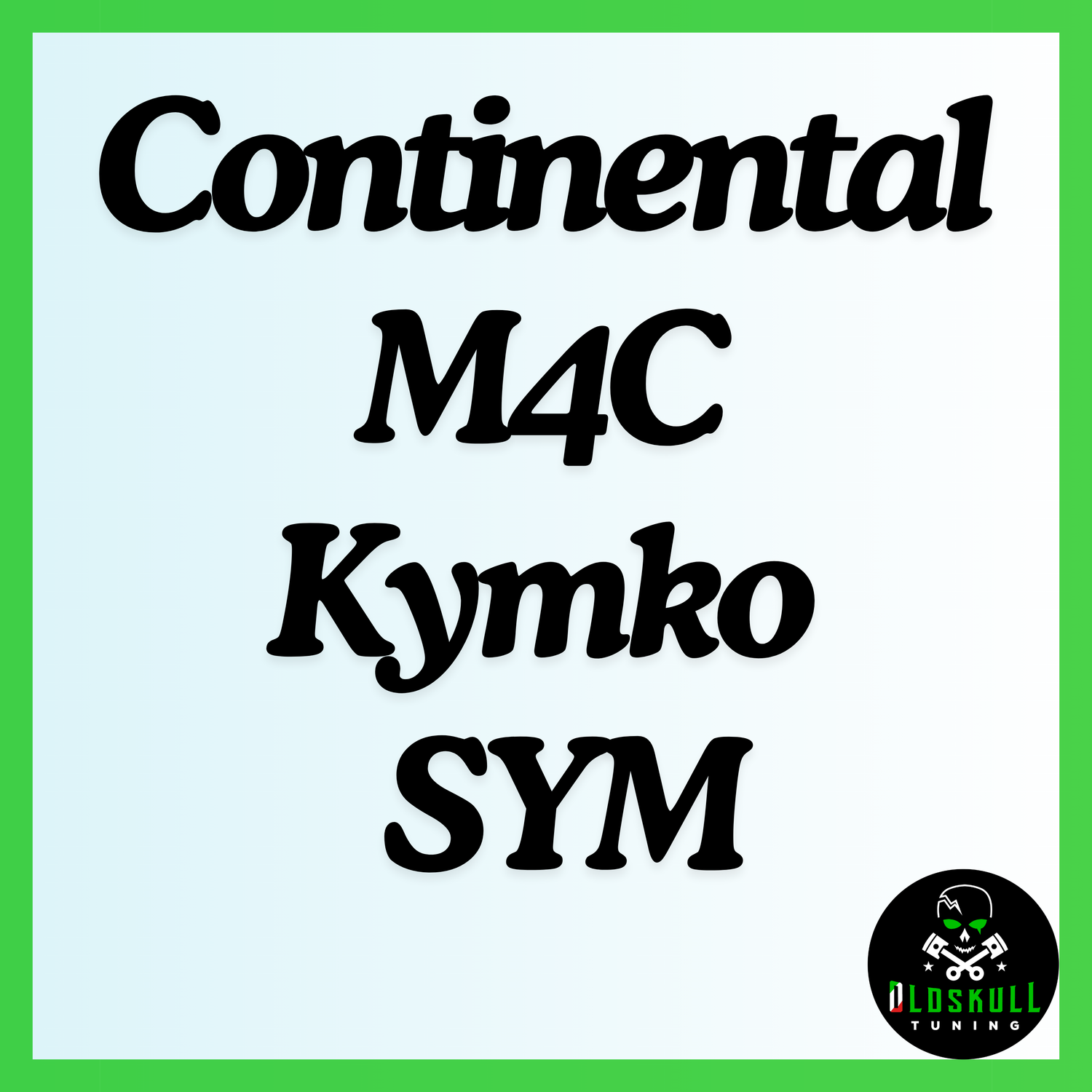 Continental M4C for Kymko and Sym bikes