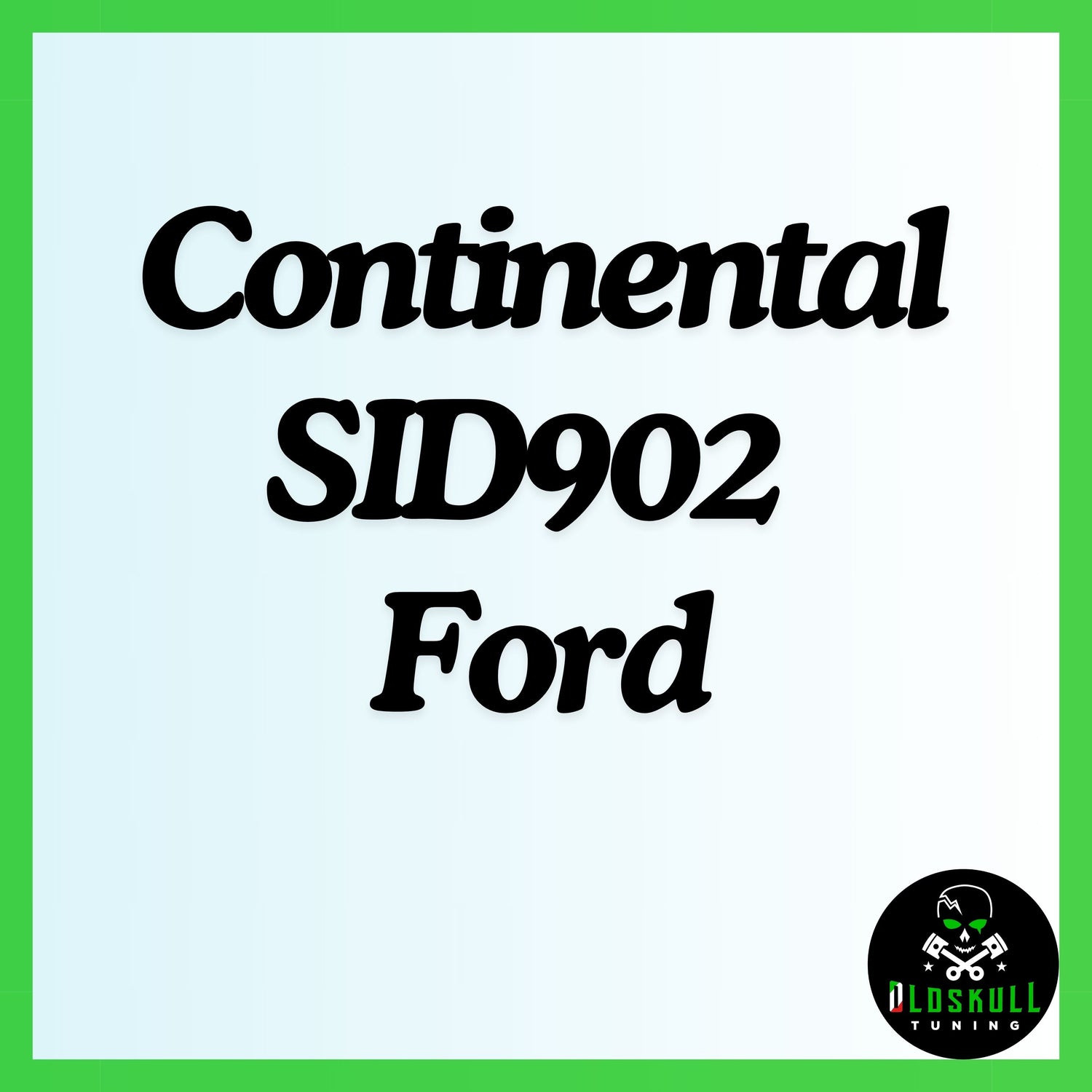 Tuning remap Ford for Continental SID902