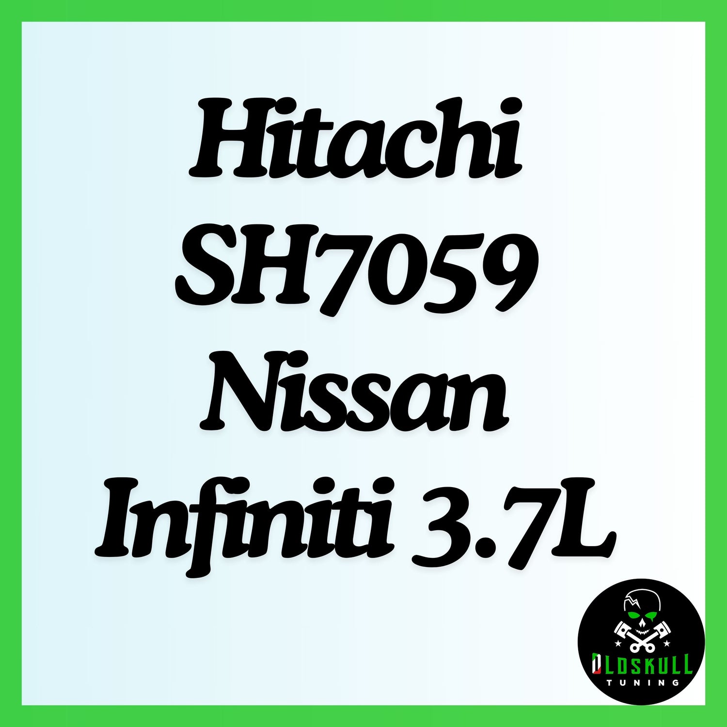 Hitachi SH7059 Nissan Infiniti 3.7L chiptuning