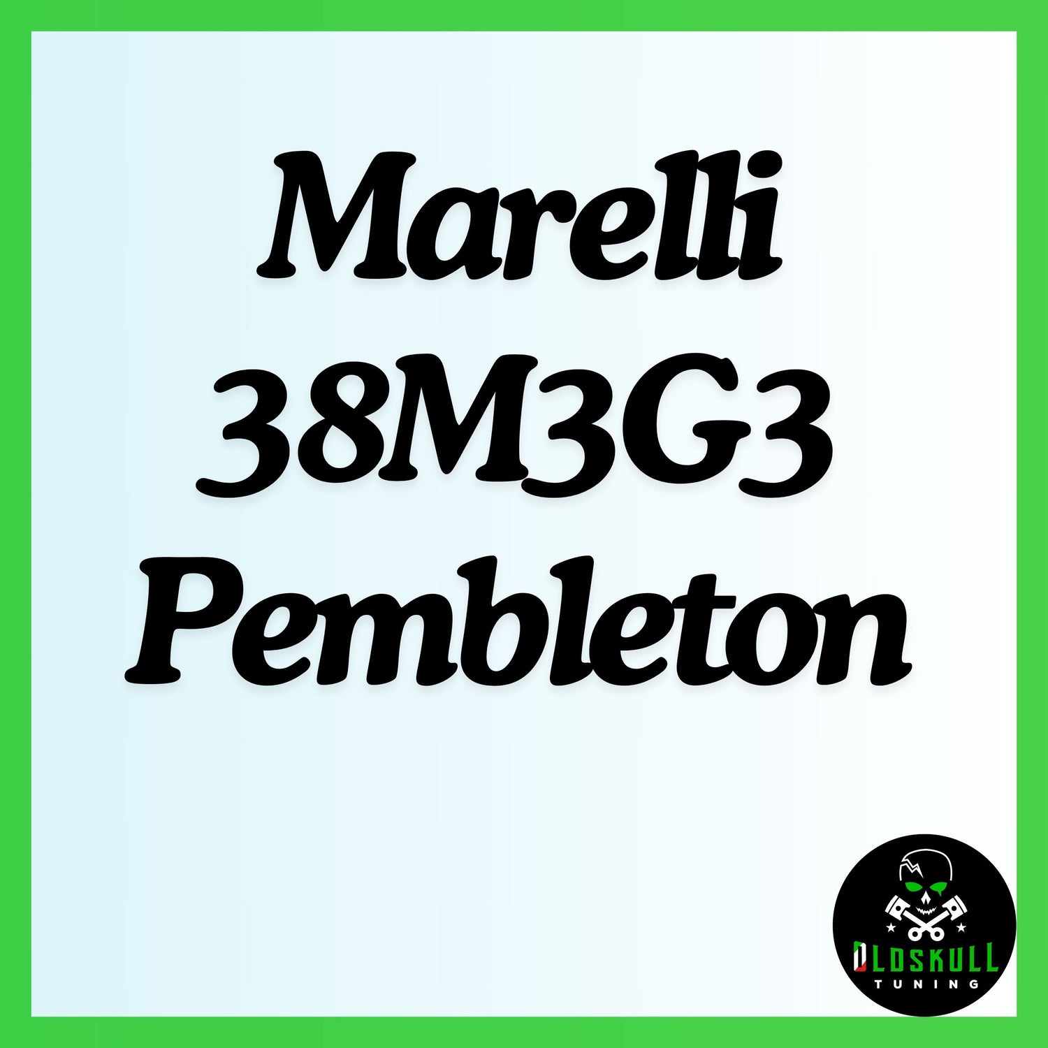 Marelli 38M3G3 Pembleton ecu tuning