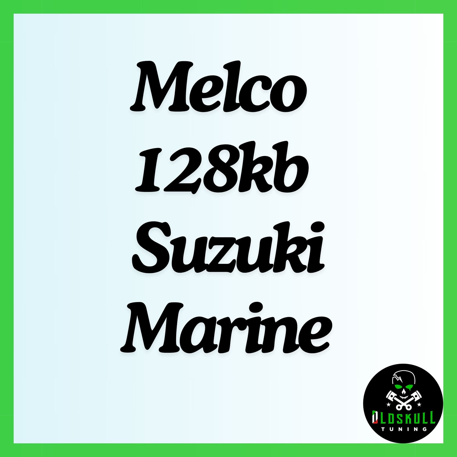 Melco 128kb Suzuki Marine ecu remap