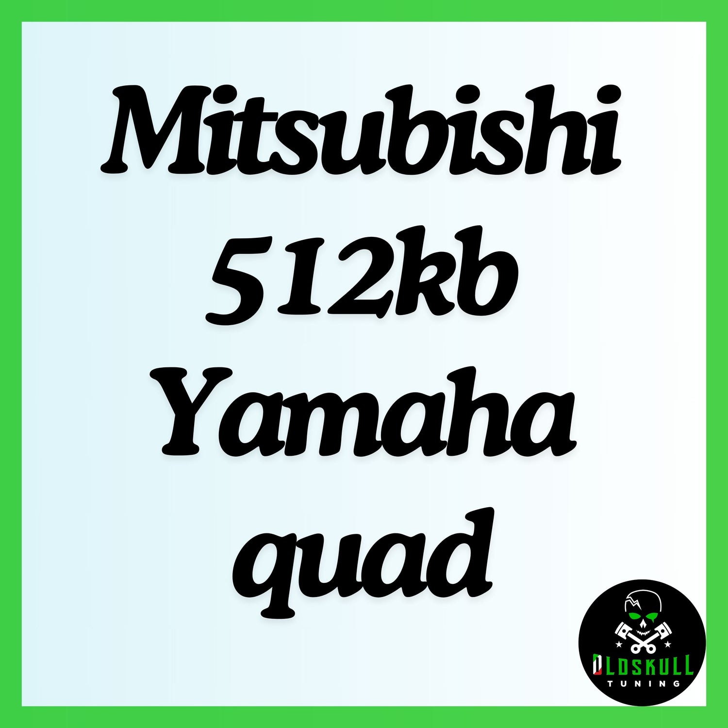 Mitsubishi 512kb Yamaha quad ecu remap
