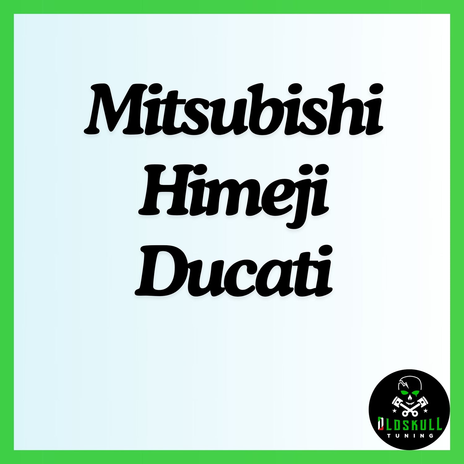 Mitsubishi Himeji Ducati chiptuning