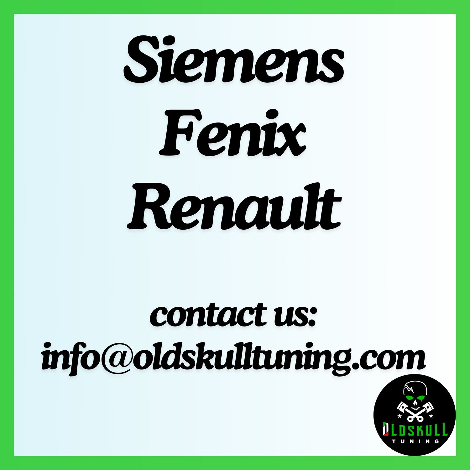 Siemens Fenix Renault tuning