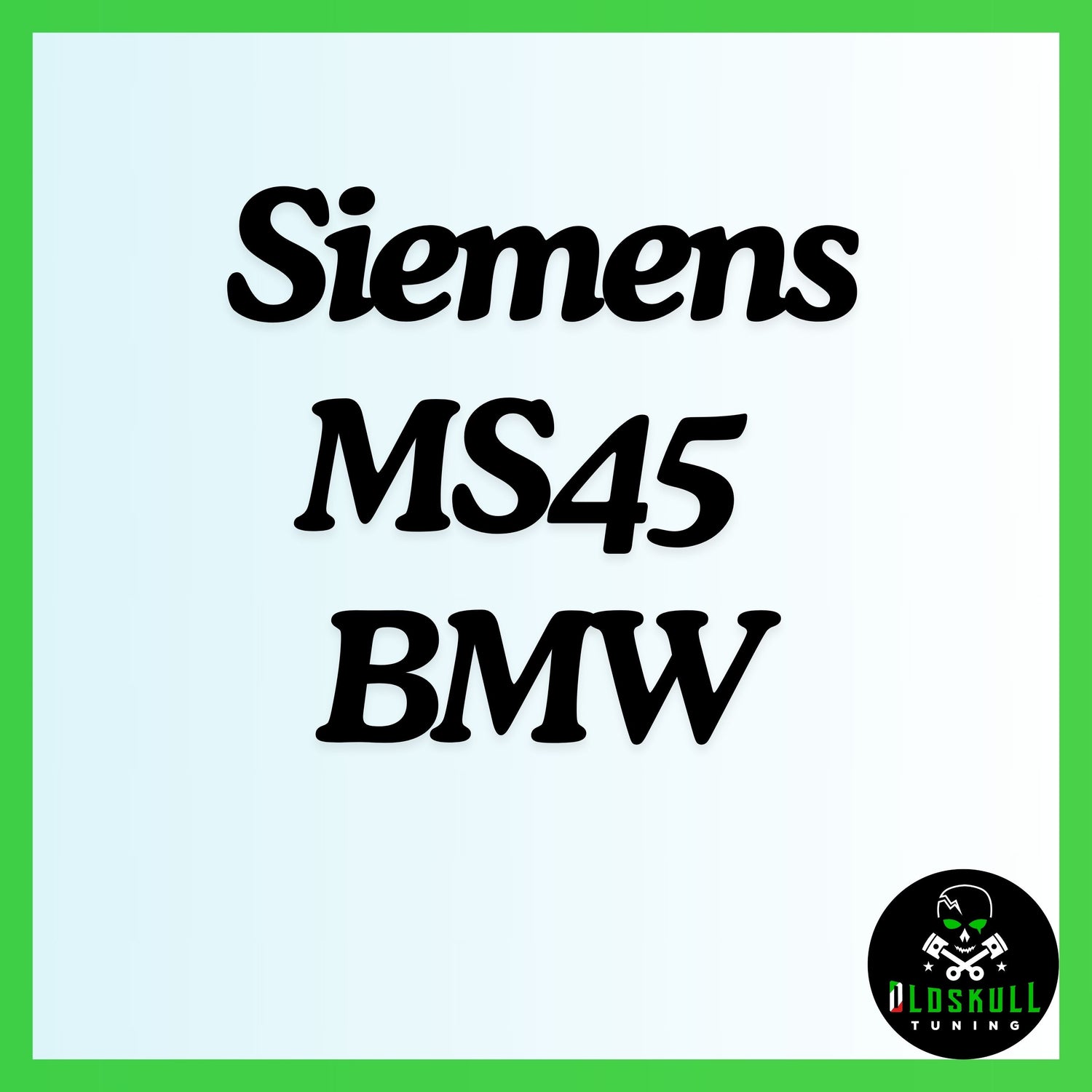 Siemens MS45 BMW ecu tuning