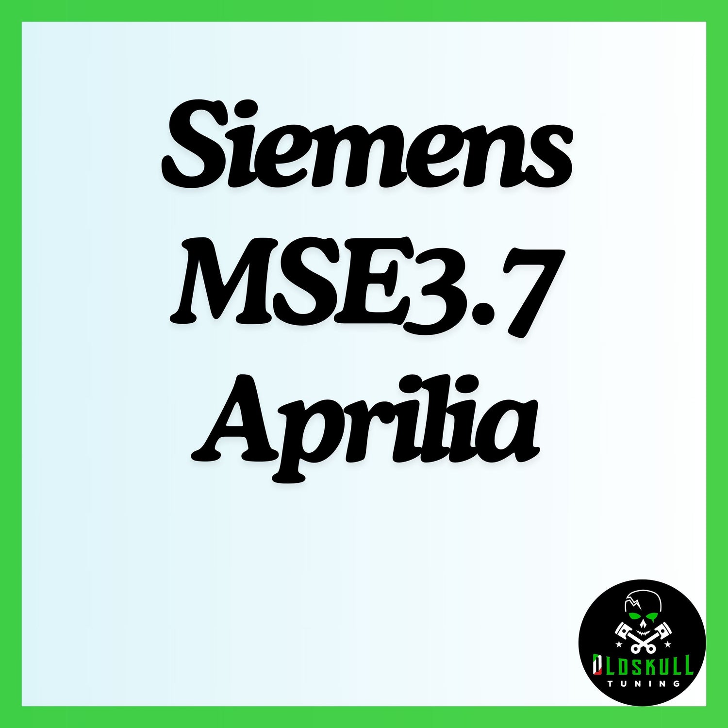 Siemens MSE3.7 Aprilia tuning remap