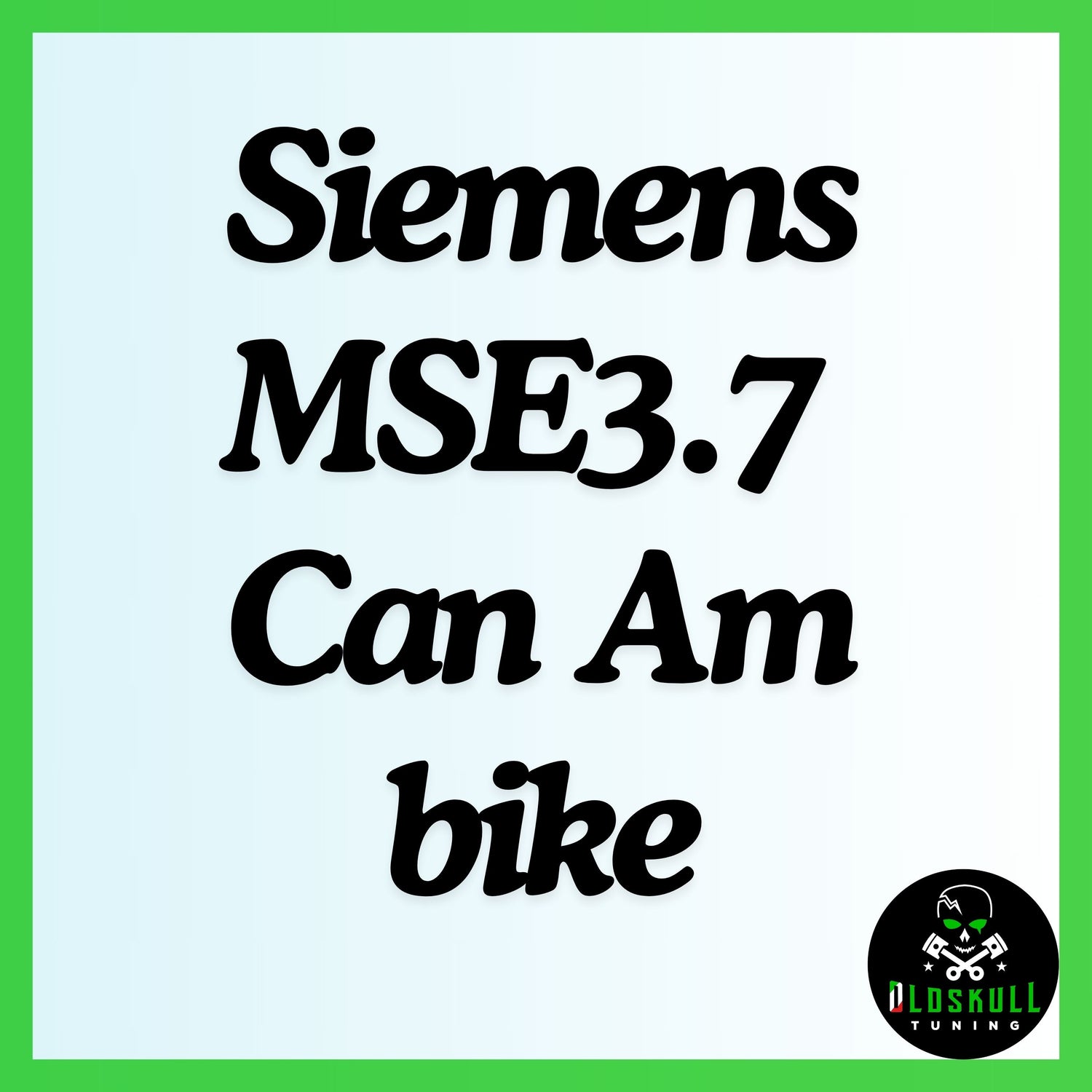 Siemens MSE3.7 Can Am bike ecu tuning