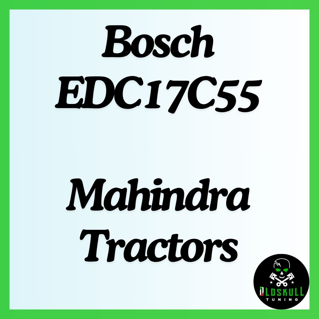 Bosch EDC17C55 Mahindra Tractors