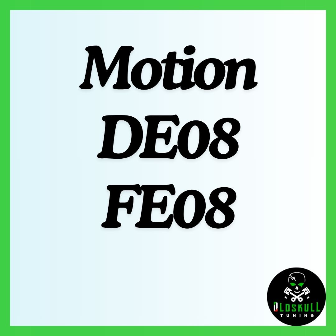 Motion DE08 FE08 ecu tuning