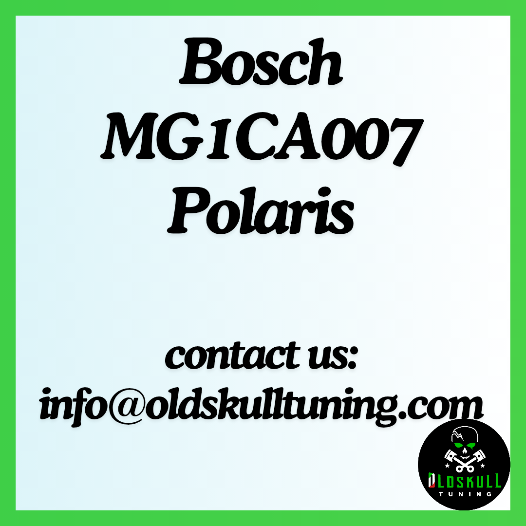 Bosch MG1CA007 Polaris