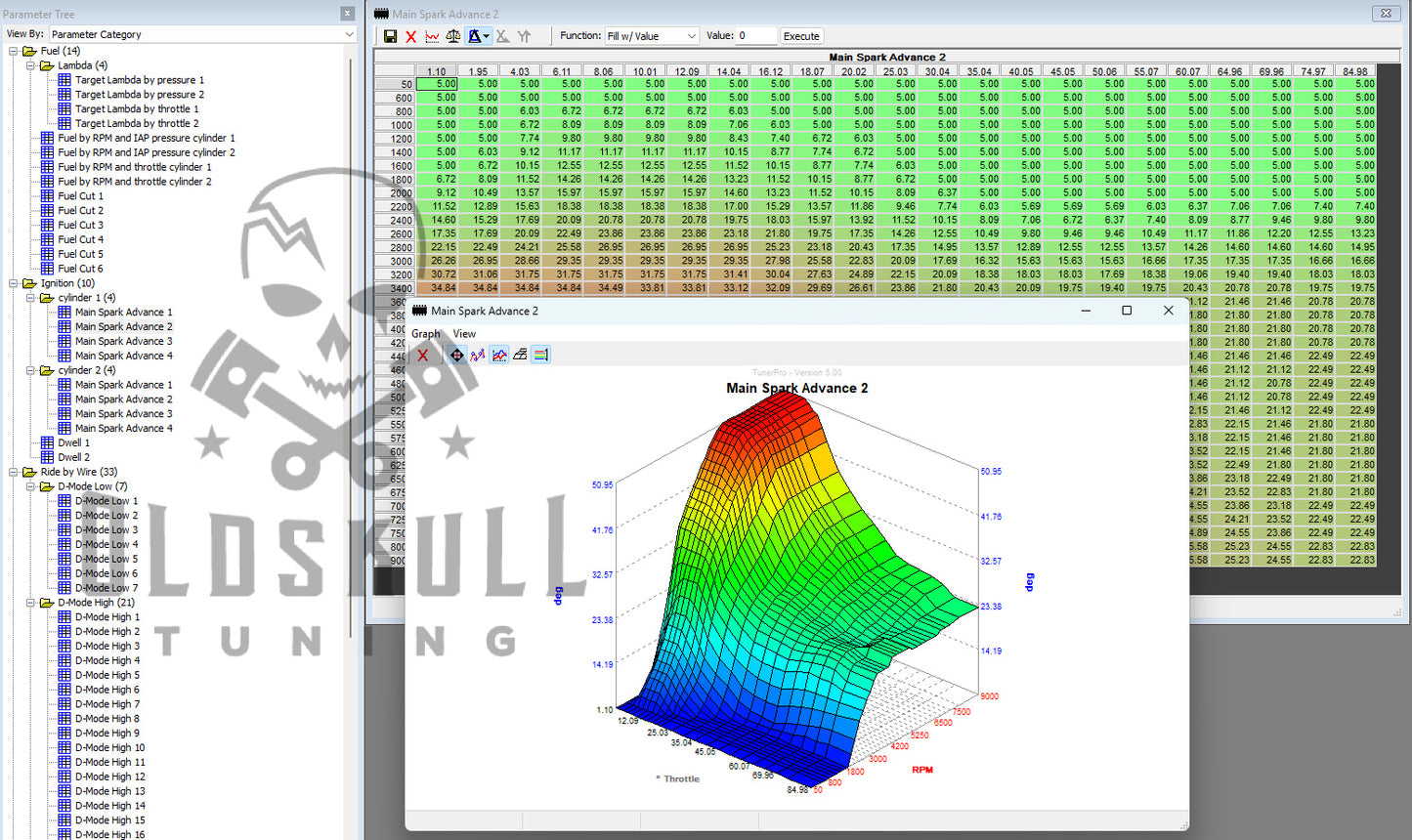 BSW-8591A-30 yamaha tmax560 tunerpro xdf