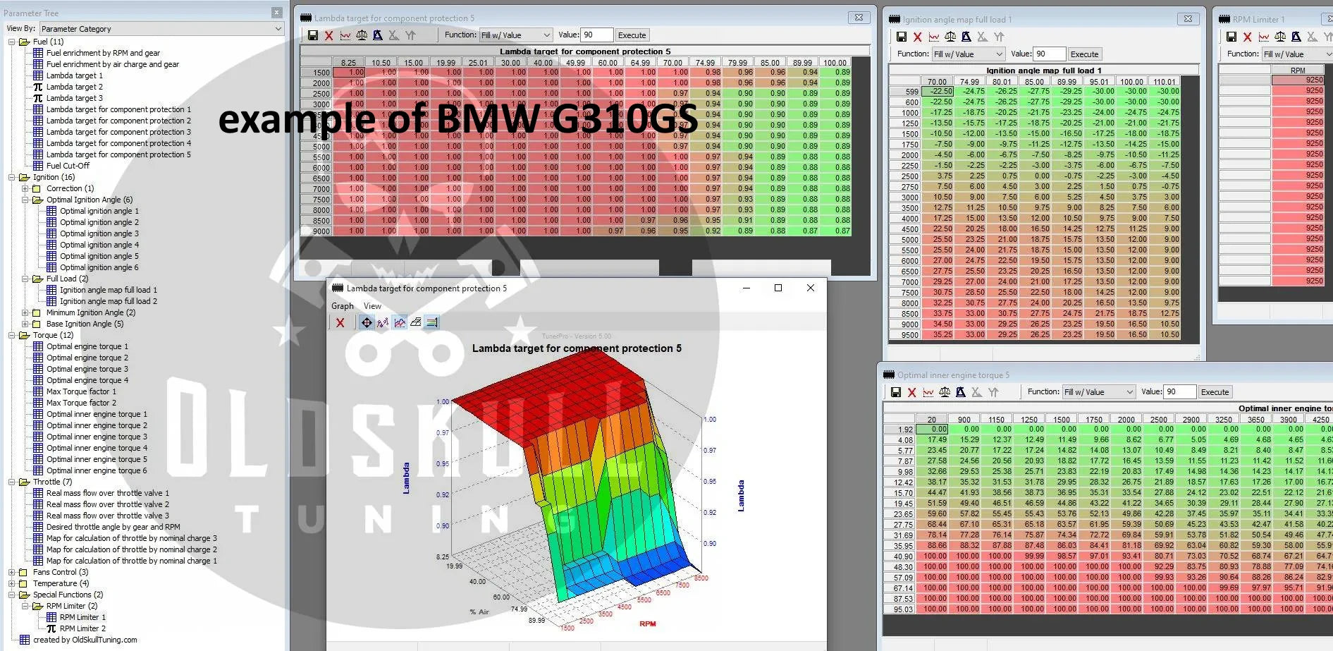 BMW with ecu Bosch ME17.2.4 BMS-ME chiptuning