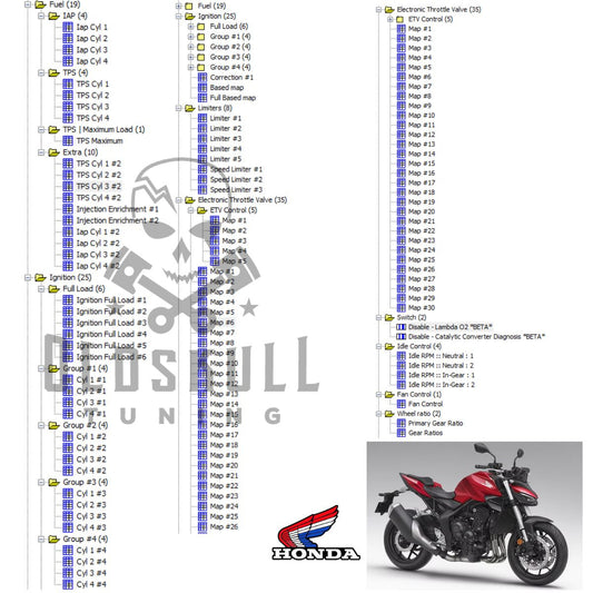 cb1000 hornet keihin ecu tuning