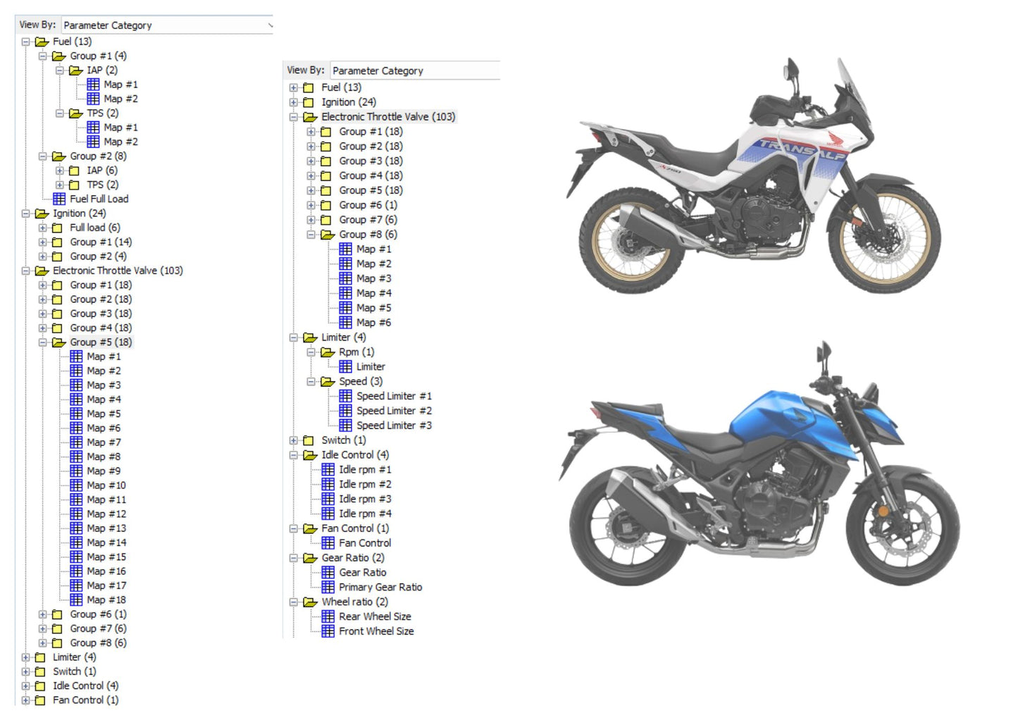 honda keihin rh850 transalp and cb750 tuning ecu